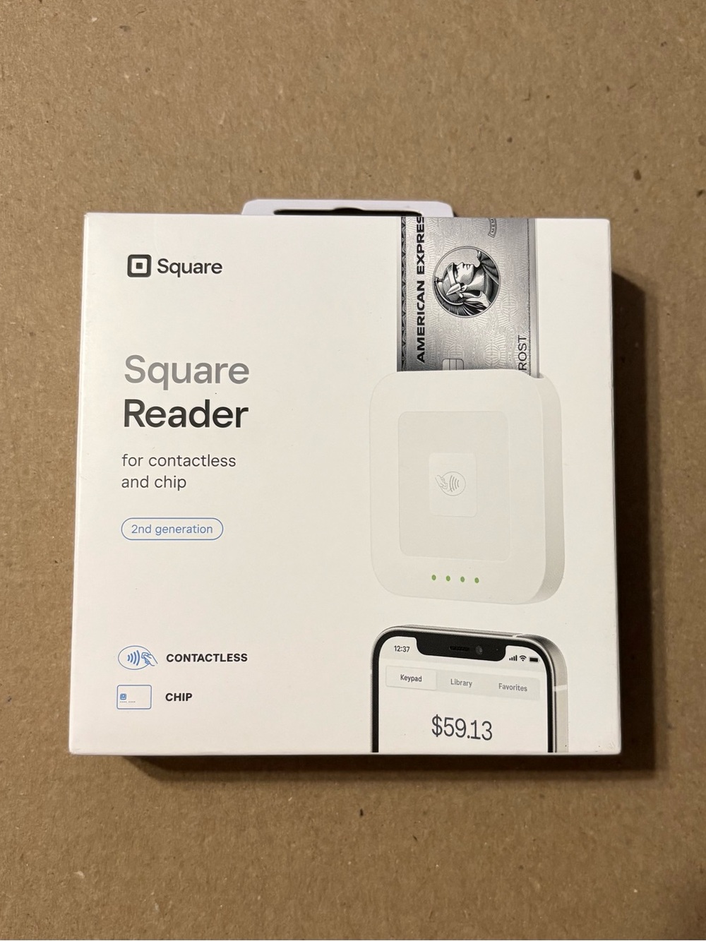 Square Reader 2nd Generation White - Contactless & Chip